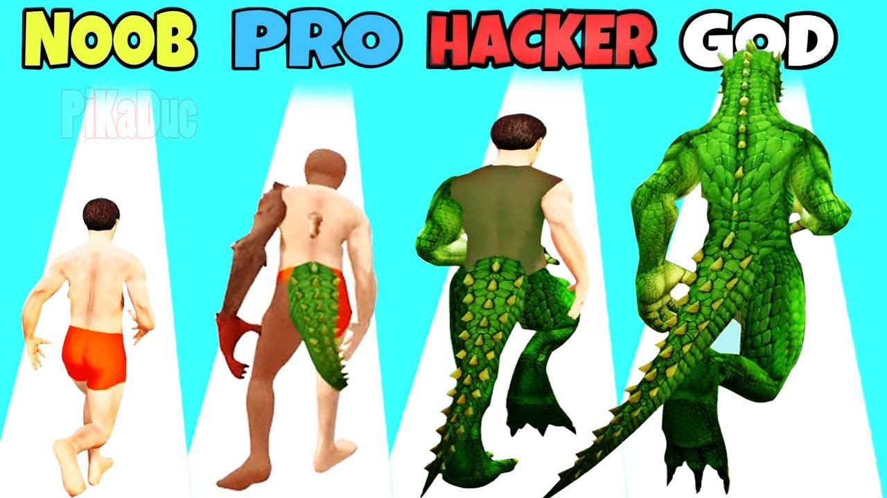 NOOB vs PRO vs HACKER vs GOD in Mutation Runner