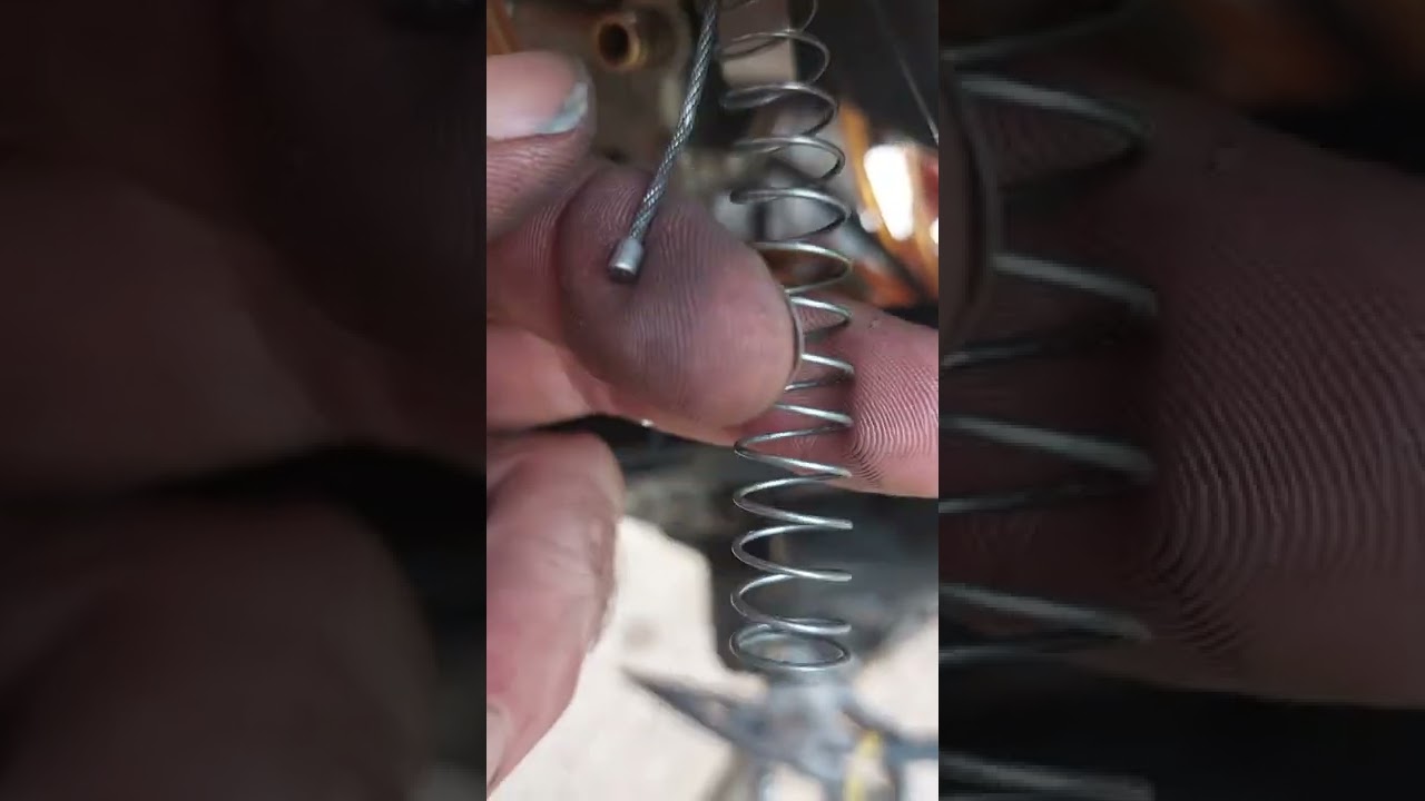 Carburetor Slide Spring Hack