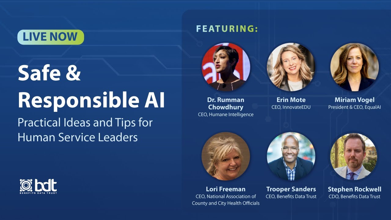Safe and Responsible AI: Practical Ideas and Tips for Human Services Leaders
