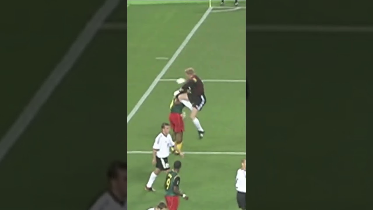 OLIVER KAHN vs RIGOBERT SONG 😈🤬😤 ⚔️ world cup 2002 🇩🇪🇨🇲