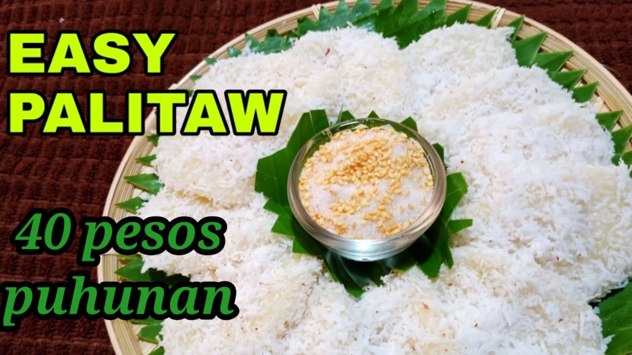 HOW TO COOK PALITAW/MURANG NEGOSYO IDEA