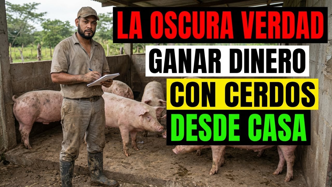 La oscura verdad detrás de como ganar dinero con cerdos desde casa
