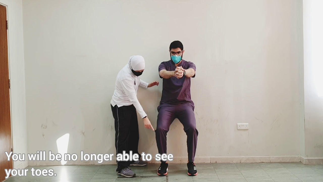 Standing: Partial Wall Squats