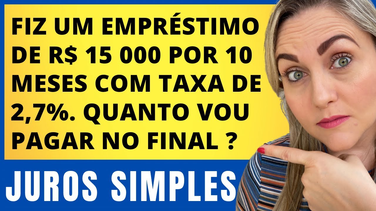 JUROS SIMPLES COMO VOCÊ NUNCA VIU!!!!