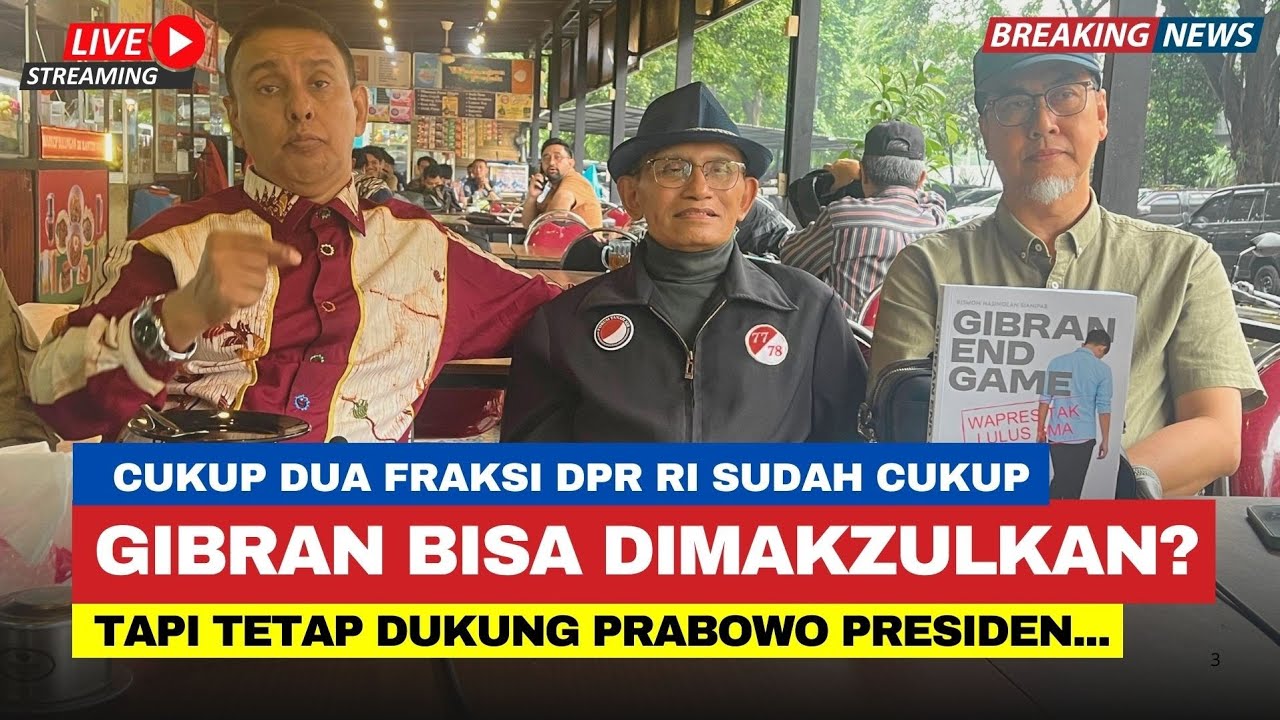 🔴 Langsung Dari Polda Metro Jaya❗Forum Tanah Air & Aktivis Bandung Tanya Kapan Gibran Dimakzulkan❓