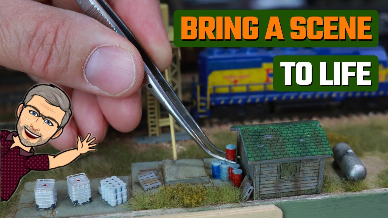 I Brought This Scene to Life with Model Railroad Scenery Details