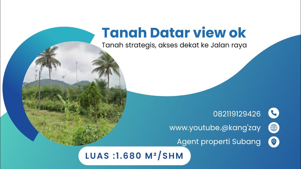 ✅ FOR SALE _ Tanah dekat sekitar wisata View gunung tangkuban perahu, Ciater subang