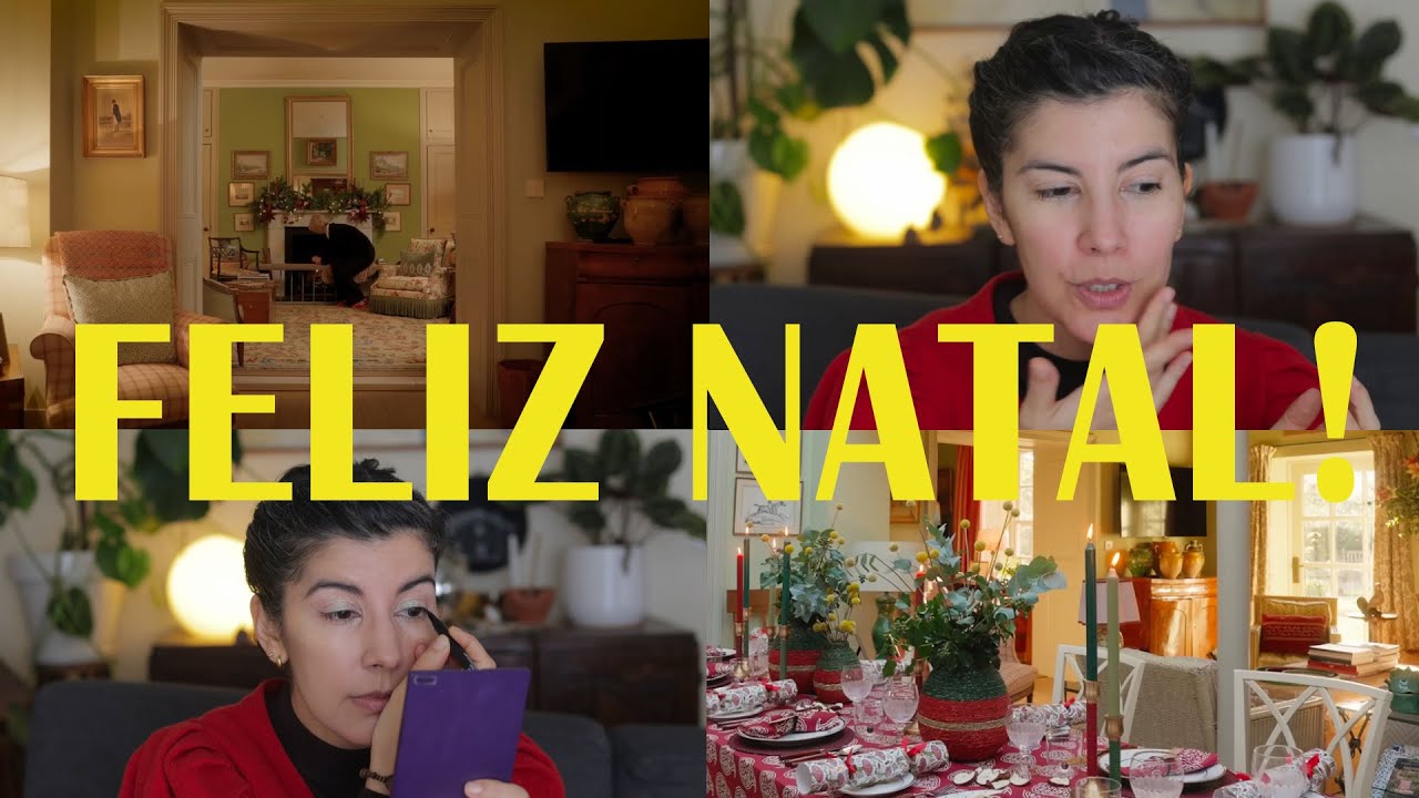 Uma manta de retalhos de espírito natalício. 🎄