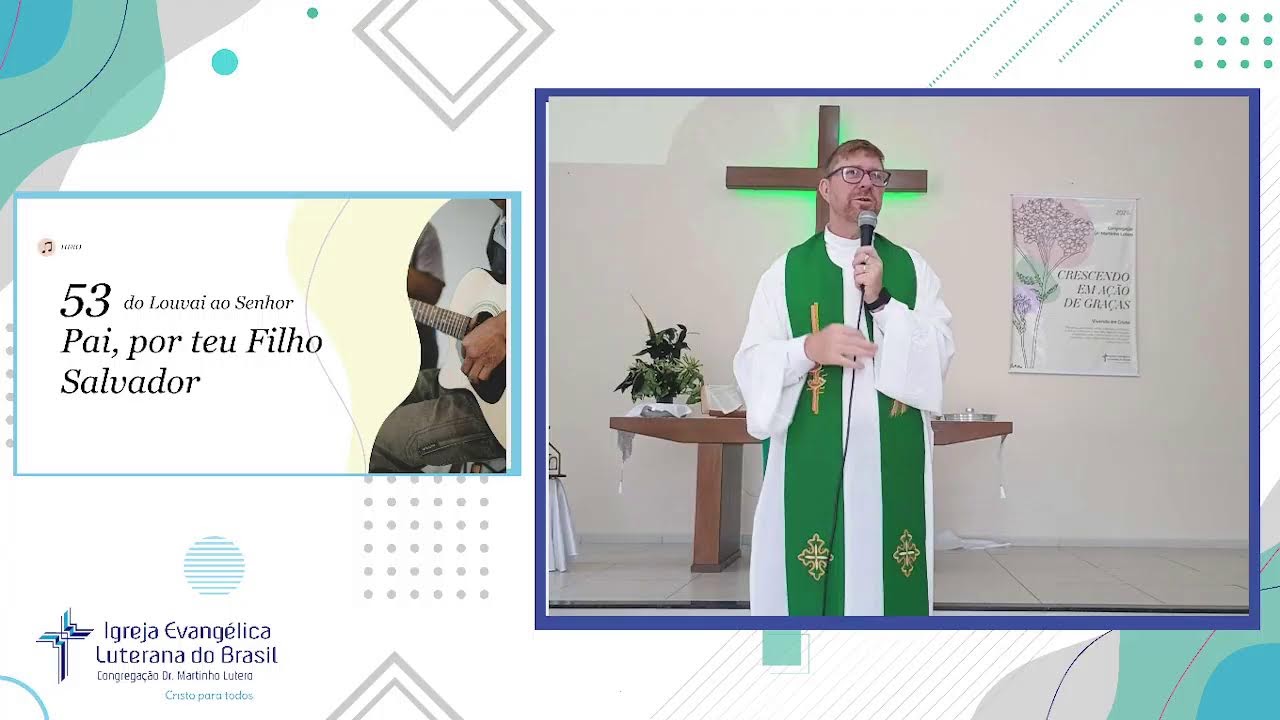Culto do dia 08/02/2026 ao vivo de CEL Martinho Lutero IELB.