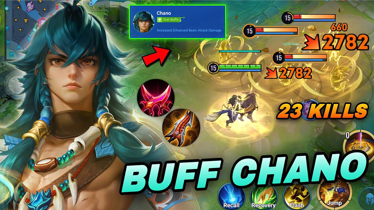 QUADRAKILL! BUFF CHANO IS THE NEW META IN FARM LANE LEGEND RANK GAMEPLAY! | CHANO BUILD & ARCANA