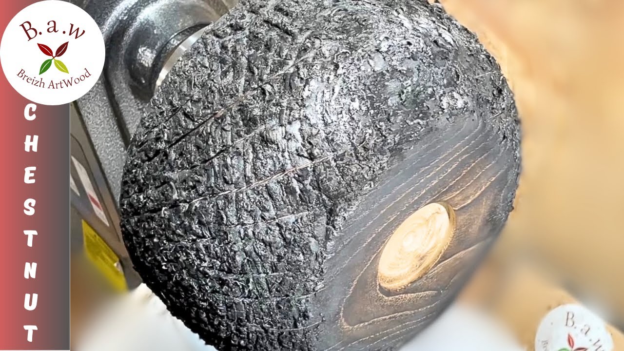 Wood Turning -A Shock Treatment for a Sublime Effect👍