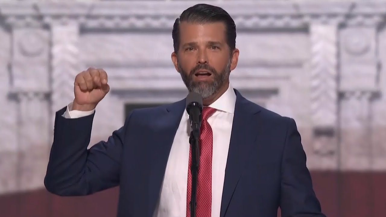 Donald Trump Jr. praises dad for standing up after being shot: 'Trump tough'