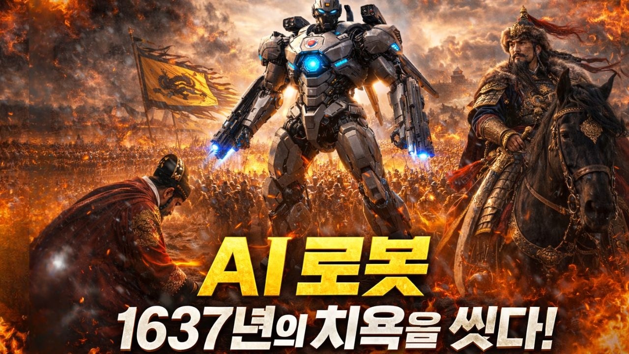 [타임슬립] 400년 전 조선의 눈물을 닦다… 하늘에서 내려온 AI 로봇, 삼전도의 굴욕을 바꾼다