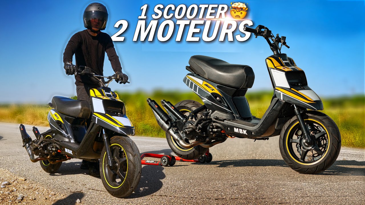 Il met 2 moteurs dans son scooter 🤯 Quentin pr&eacute;sente son prototype 🔥