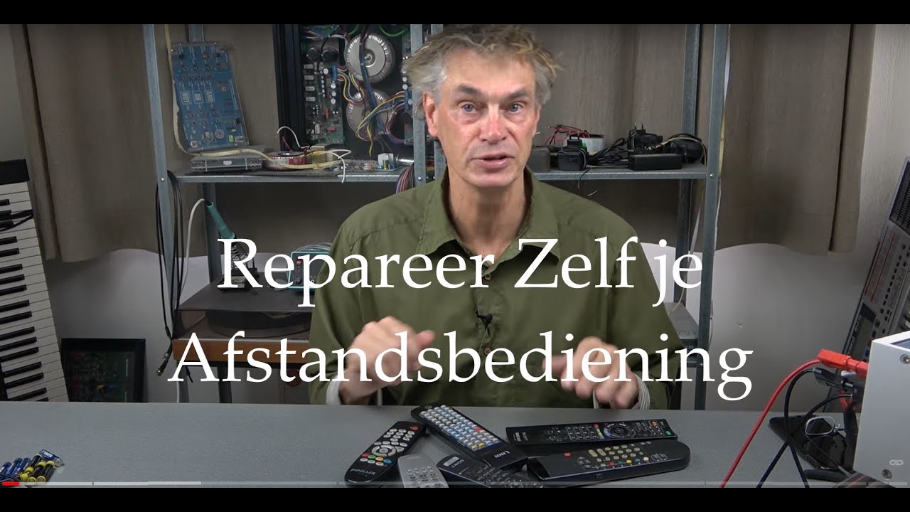 Afstandsbediening zelf repareren kun jij ook! Remote control. Remote control repair.