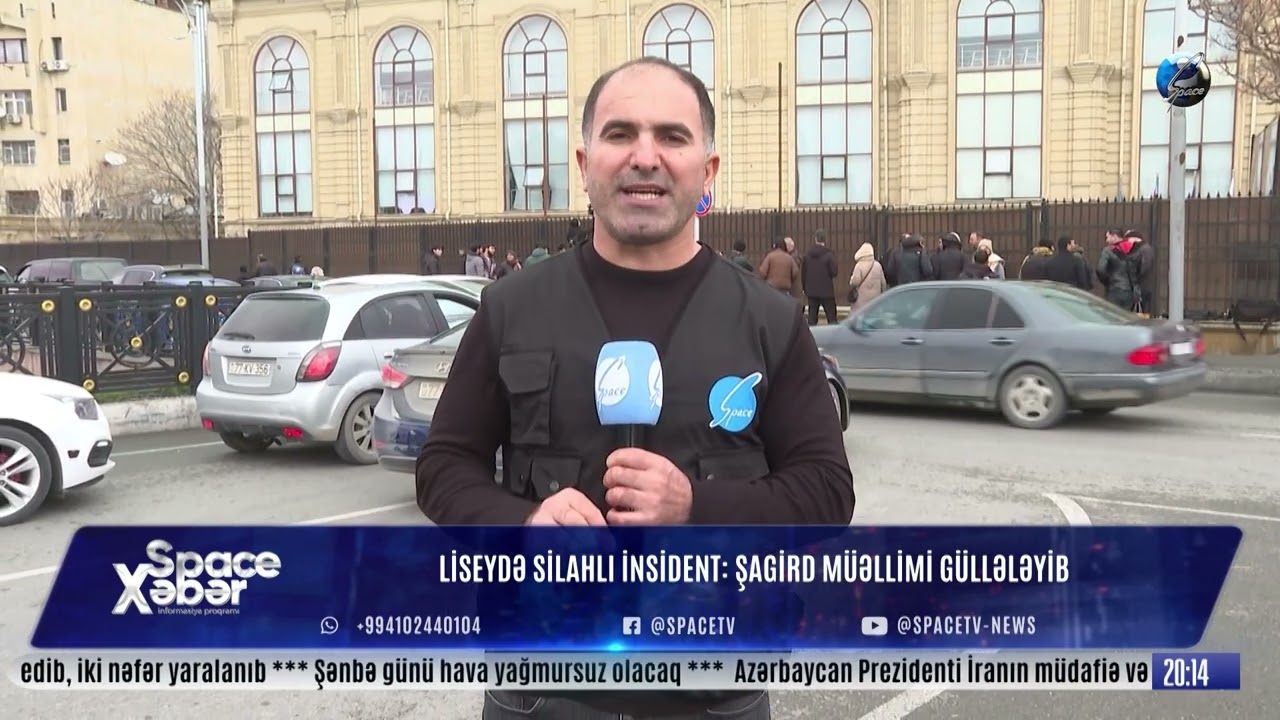 Liseydə silahli insident sagird müəllimə güllələyib