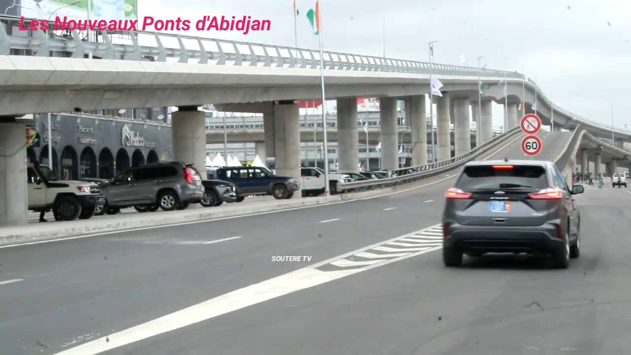 Voici les Nouveaux Ponts d'Abidjan en Côte d'Ivoire.