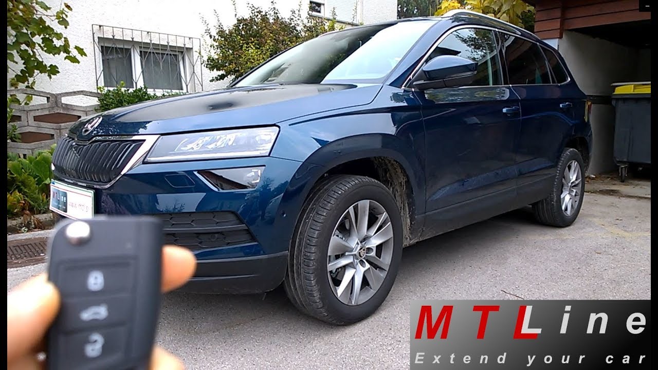 Skoda Karoq with alarm - lock/unlock beep confirmation activation