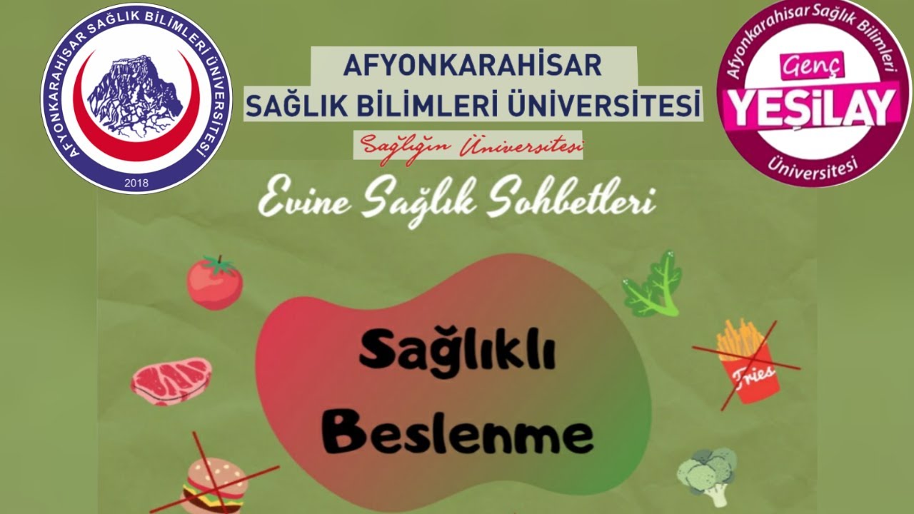 Evine Sağlık Sohbetleri VII-Sağlıklı Beslenme (Doç. Dr. Nazan Erenoğlu Son-15 Ocak 2021)