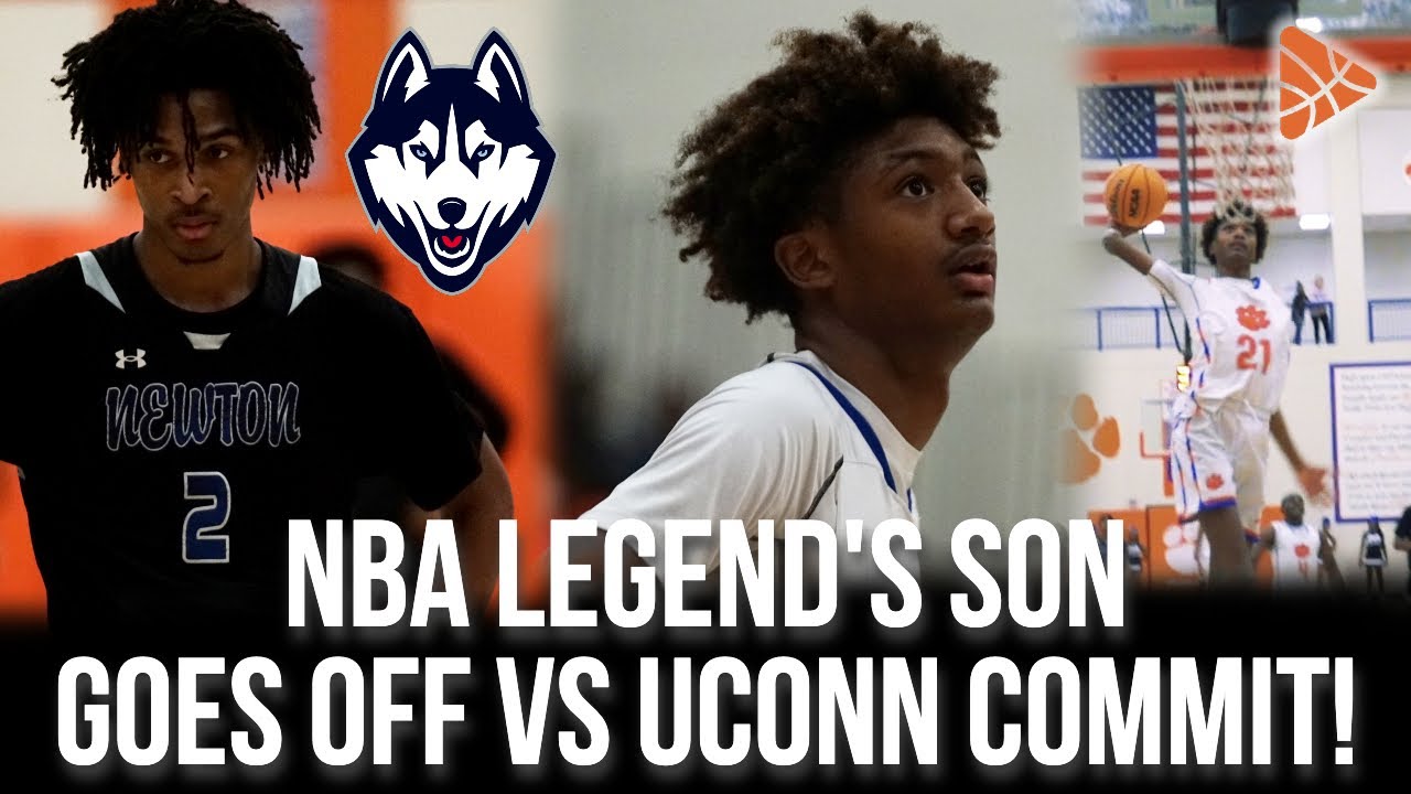 Son of NBA LEGEND, Jacob Wilkins GOES OFF vs UCONN commit Stephon Castle!
