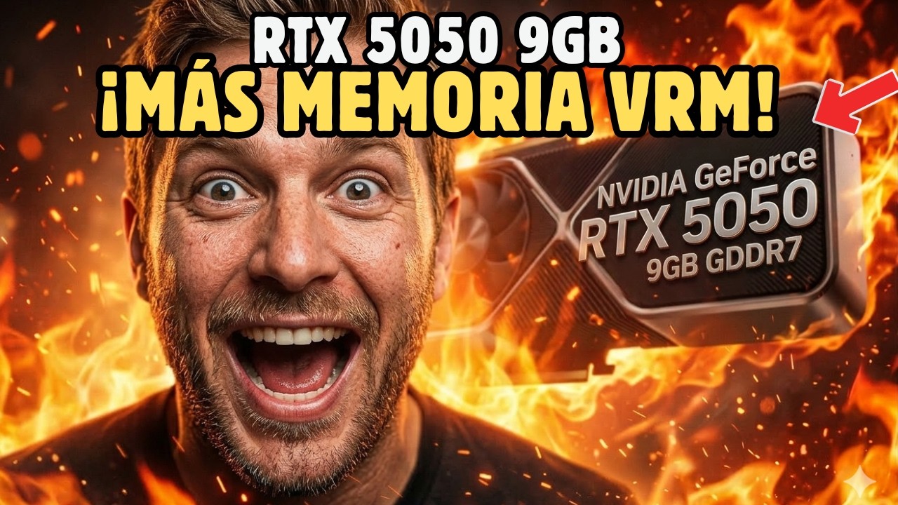 ¡NUEVA RTX 5050 con 9GB VRAM! 😱 ¿La salvación de la gama media? 🎮 PC NOTICIAS #70
