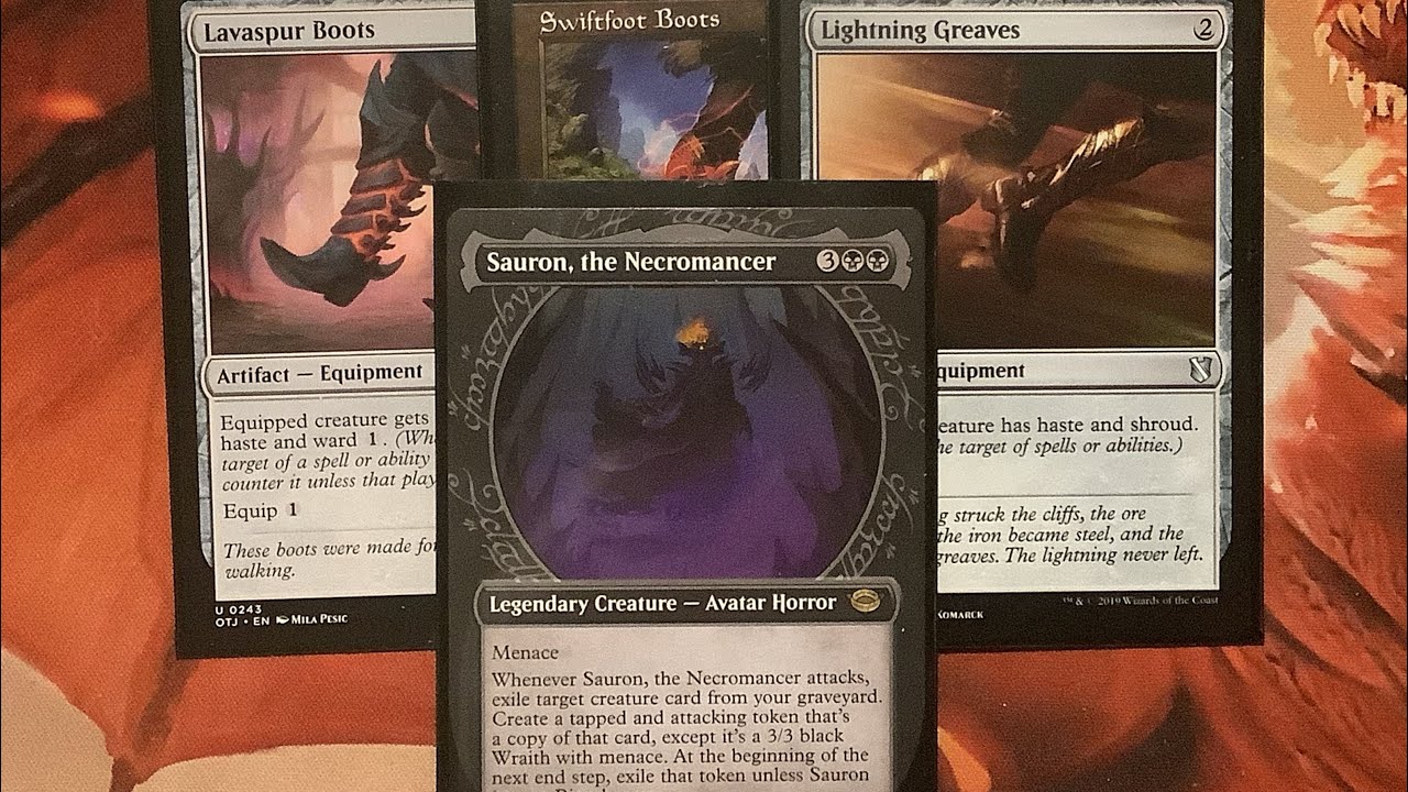 The fastest Sauron, the Necromancer you have ever seen! EDH deck tech,  new cards! MTG