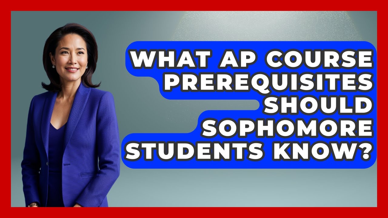 What AP Course Prerequisites Should Sophomore Students Know? - Steps to Sophomore Year