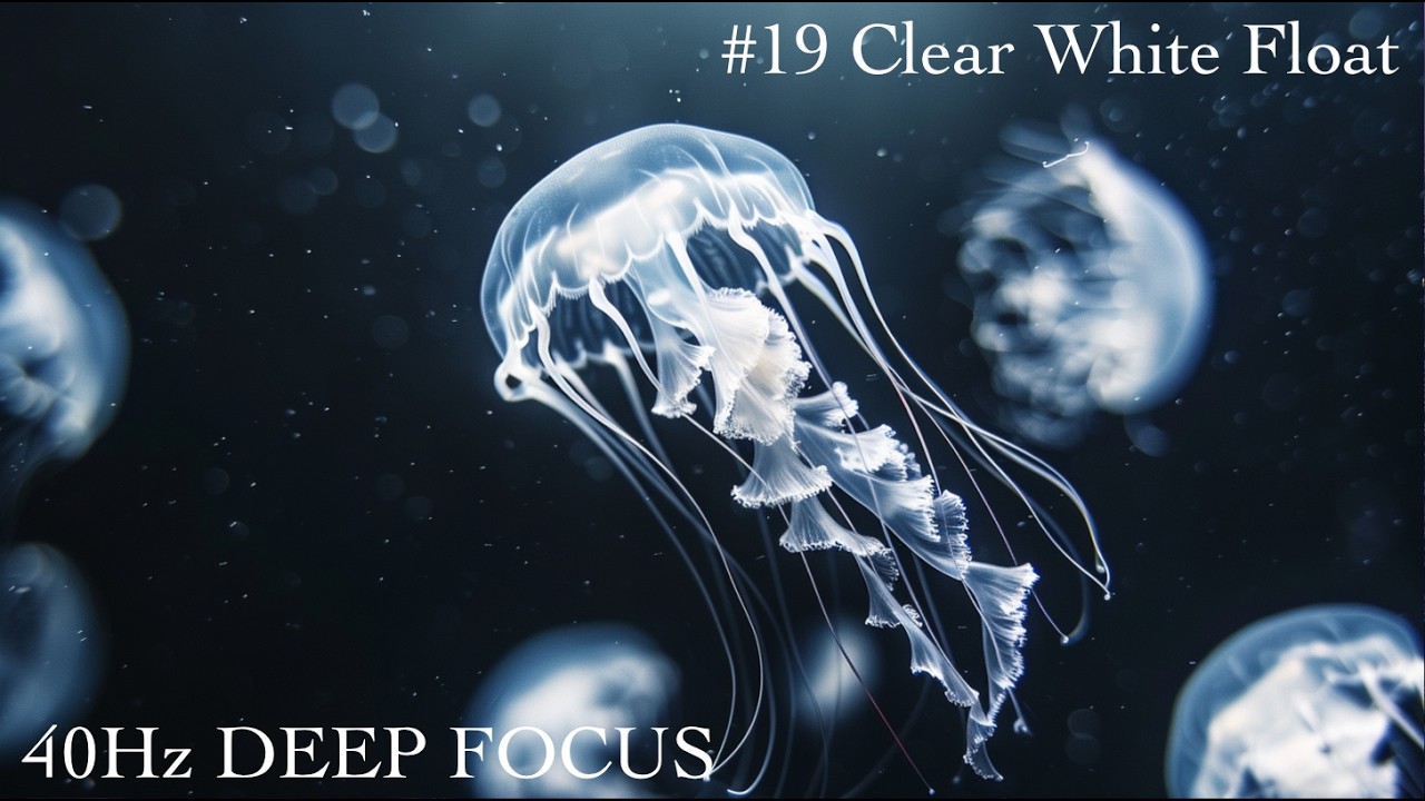 CLEAR WHITE FLOAT 40Hz| Deep Submerged Resonance for Focus & Shelter [Shiumy #19]