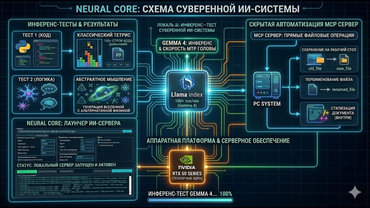 Локальный суверенитет: Запуск Gemma 4 (26B) от Unsloth  на RTX 5060 Ti | Магия MTP и QAT