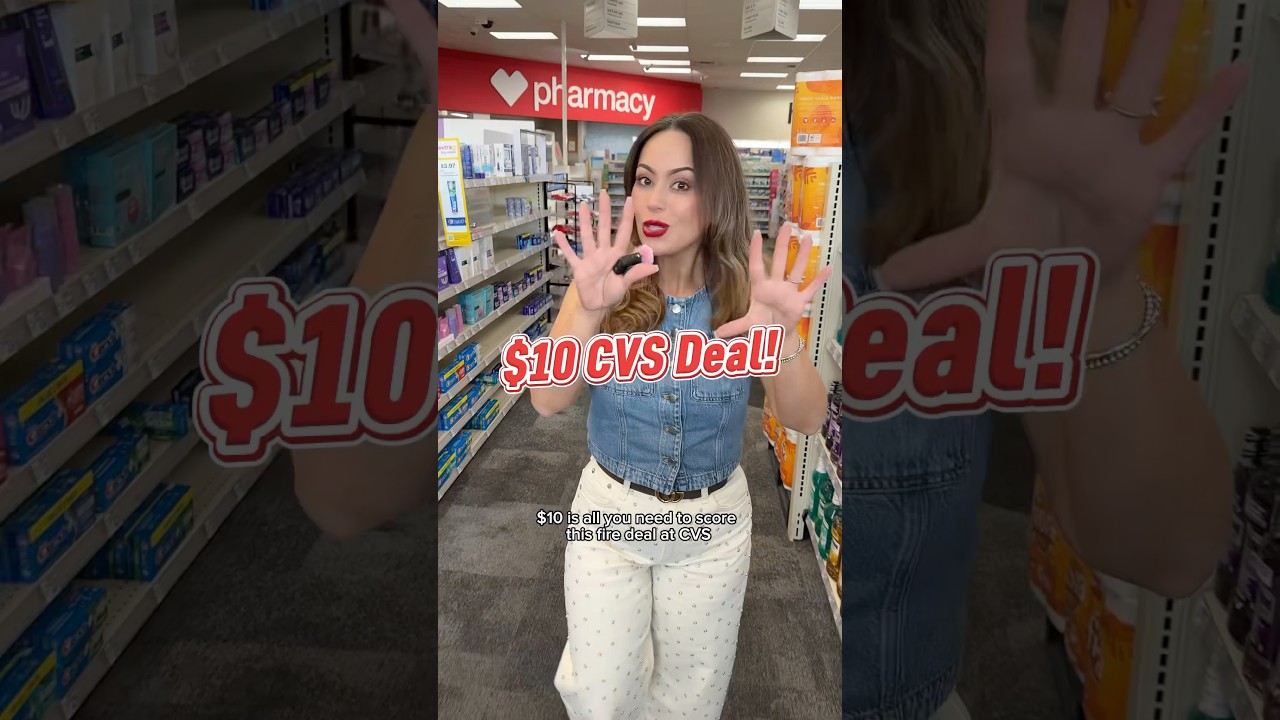 🔥$10 CVS Deal! ‼️Valid Week of 08/31 to 09/06! Deal is for in store! #couponing #deals #cvs
