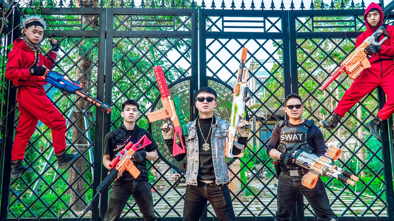 LTT Nerf War : Legendary Nerf Guns SEAL X Fight Dr. Lee's Criminal Gang to Protect World Peace!