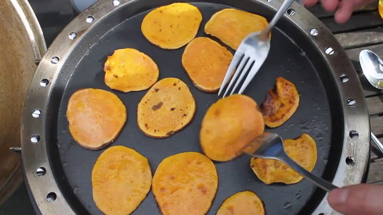 Beef Battle Main dish - Grilled Sweet potatoes - english Grill- and BBQ-Recipe - 0815BBQ