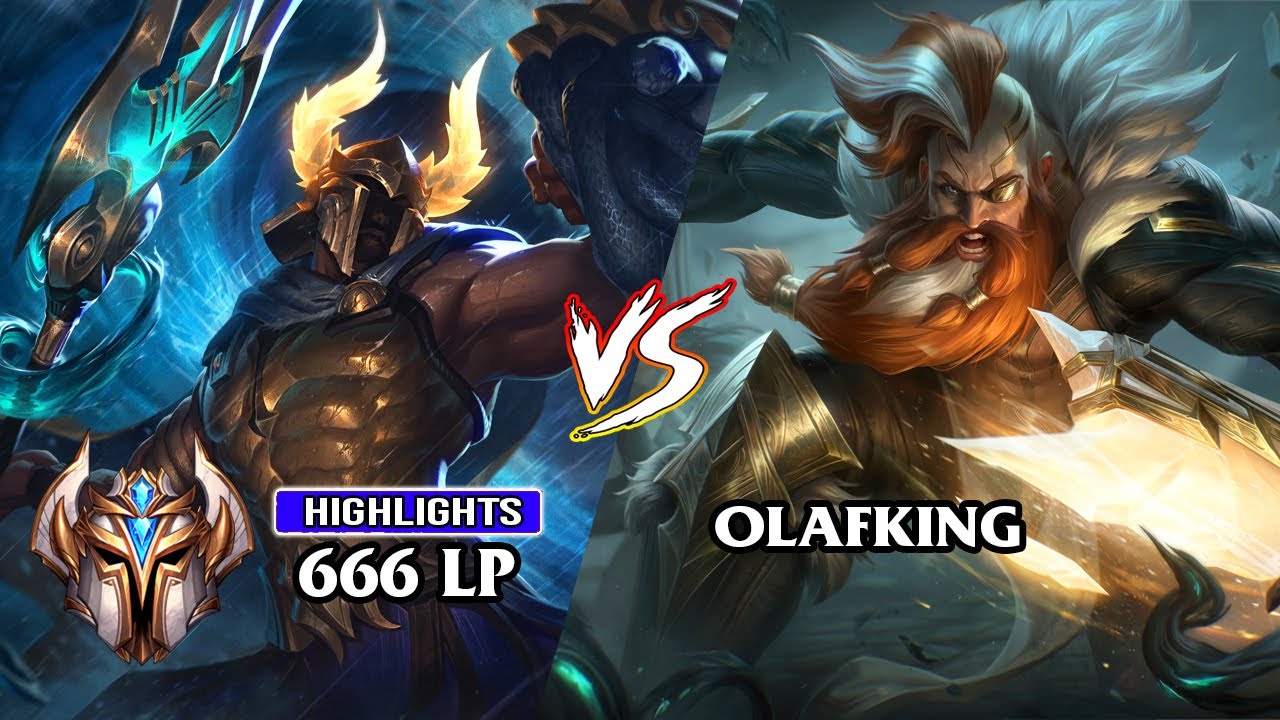 [KR] 13.18 - CHALLENGER PANTHEON ''Spear Shot'' vs GRANDMASTER OLAF ''OLAFKING'' - TopLane Kingdom