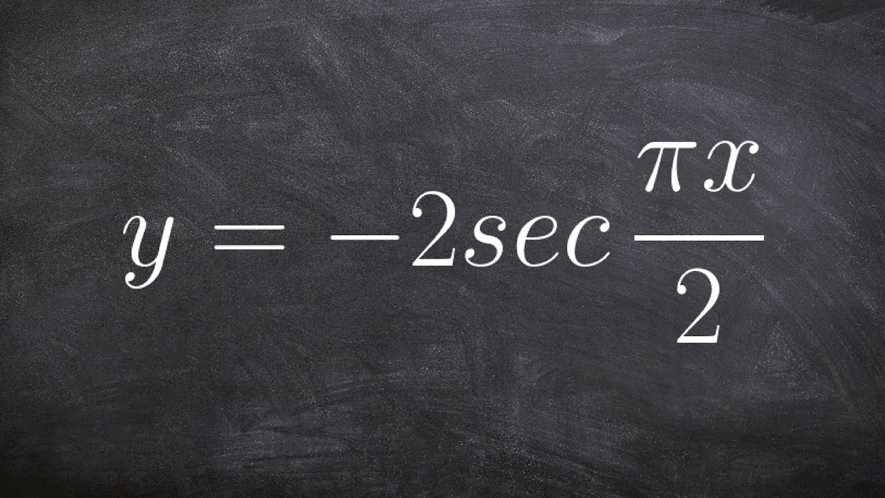 Graphing the Secant Graph with Change in Period