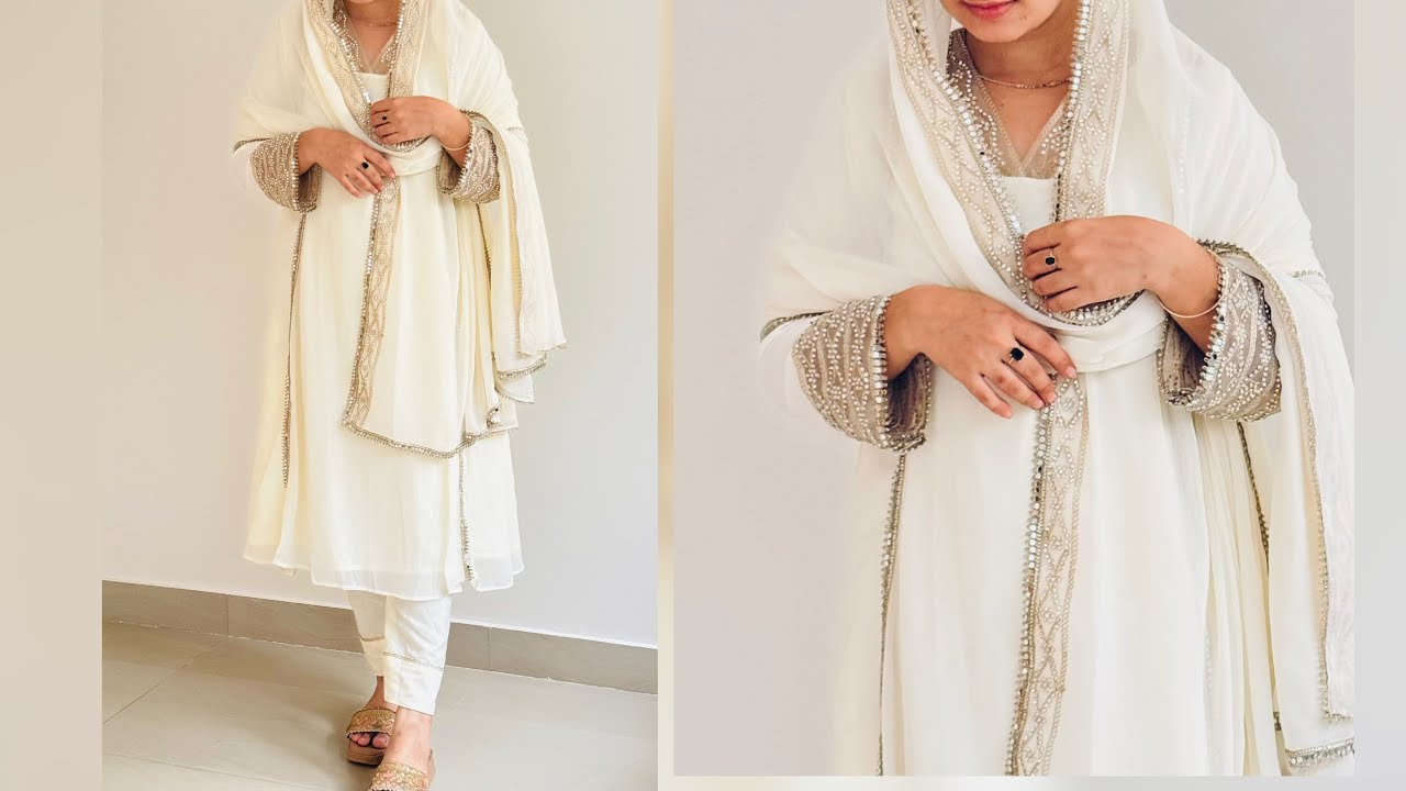 DIY: TRENDY PANEL CUT SALWAR SUITS /6 panel kurti#cuttingandstitching #outfitfromscratch
