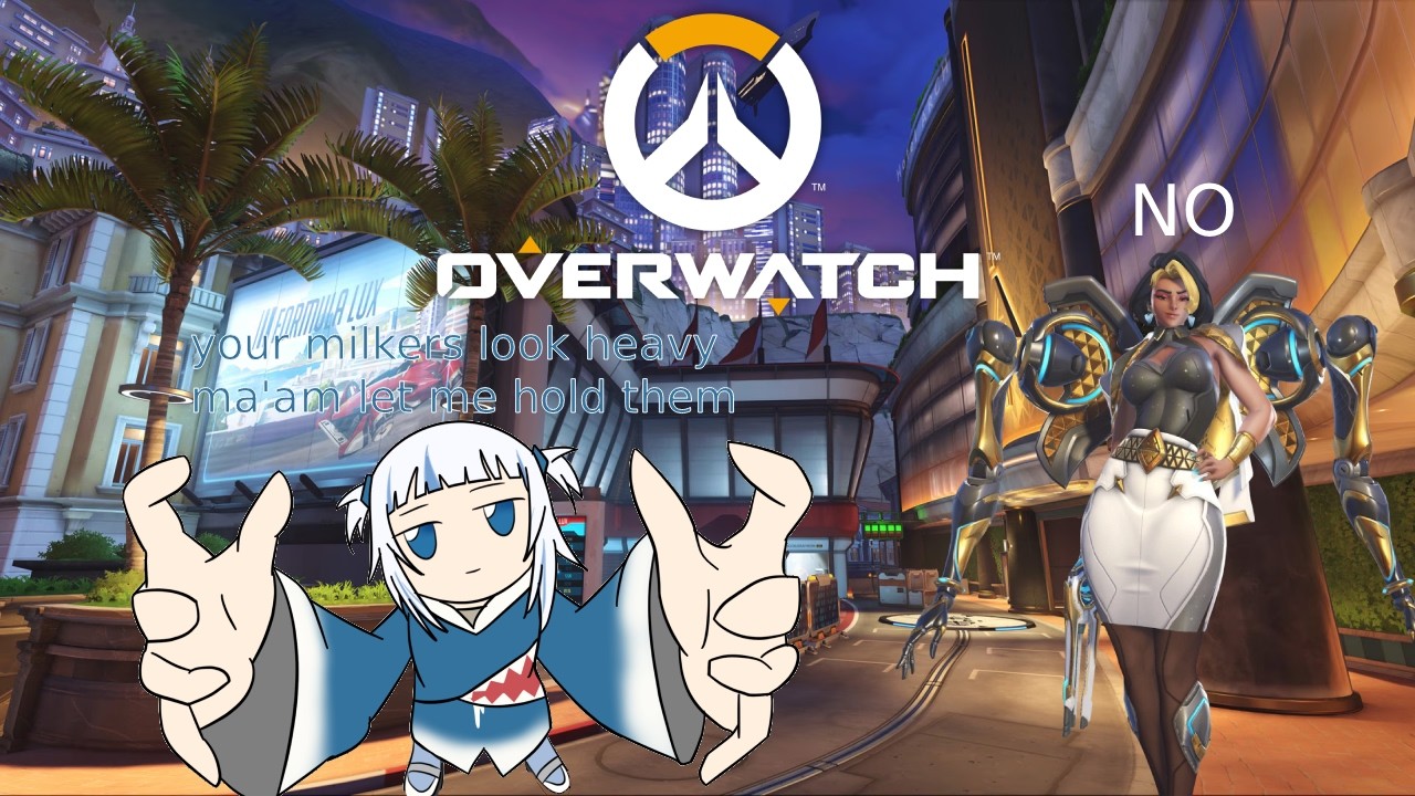 [overwatch] playing with the kitty