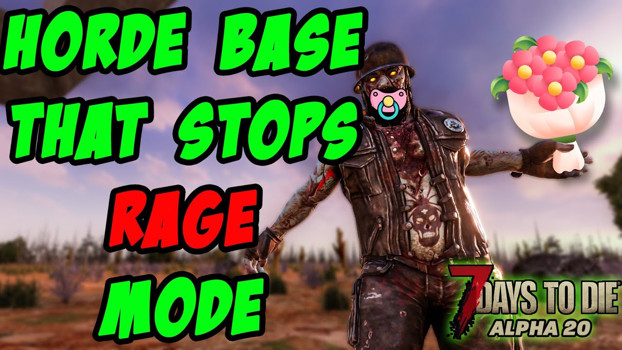 No more rage mode - come learn how! (7 Days to Die: Alpha 20)