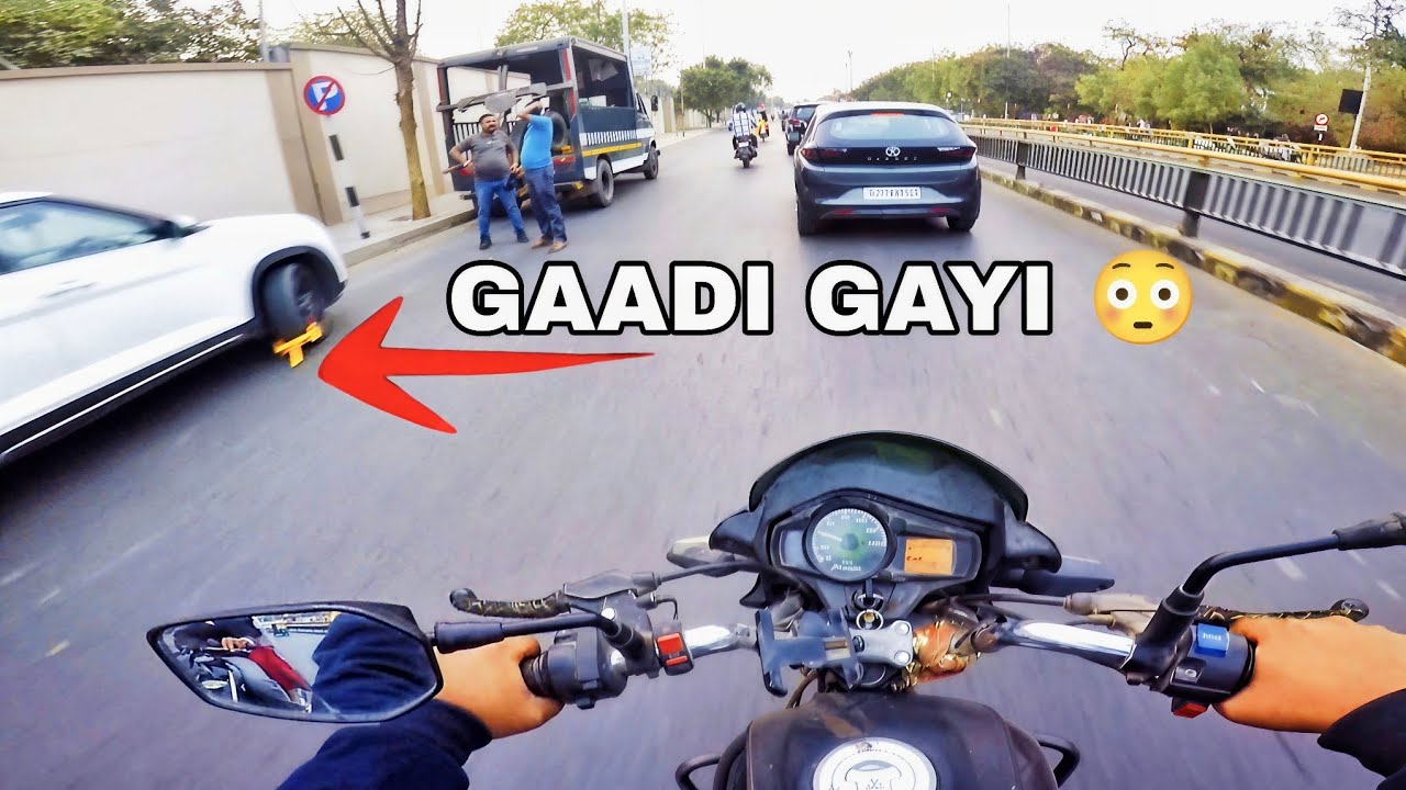 No Parking Kiya… Gaadi Seedha Utha Li! 😳