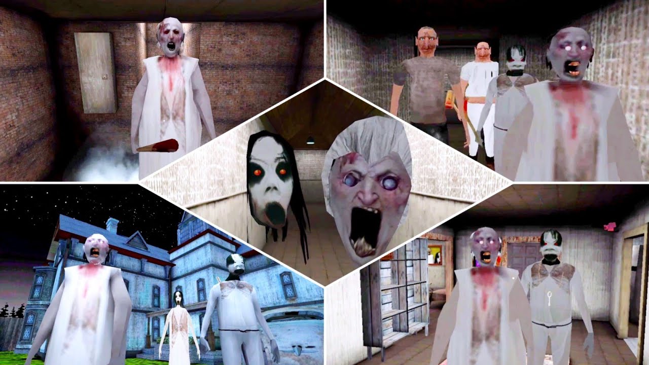 All Dvloper Games In Slendrina Asylum Atmosphere Full Gameplay - Granny 1 2 3 & The Twins