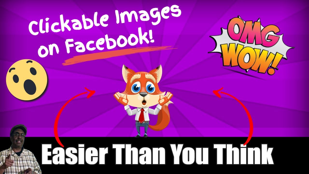 How to post a Clickable image on Facebook