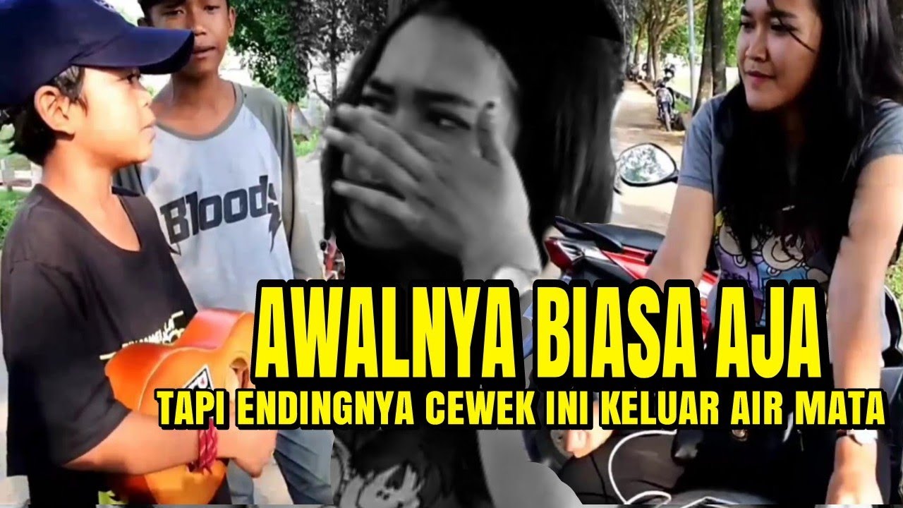 Tio pengamen trio bocil bawakan lagu ibu,nyanyi didepan dewek sampai baper
