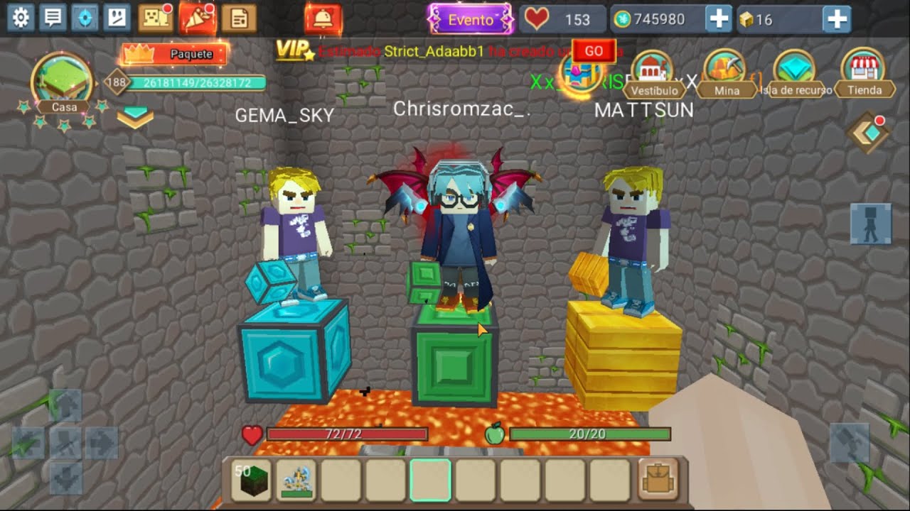 Friend Or Gun (Skyblock)Blockman Go #shorts