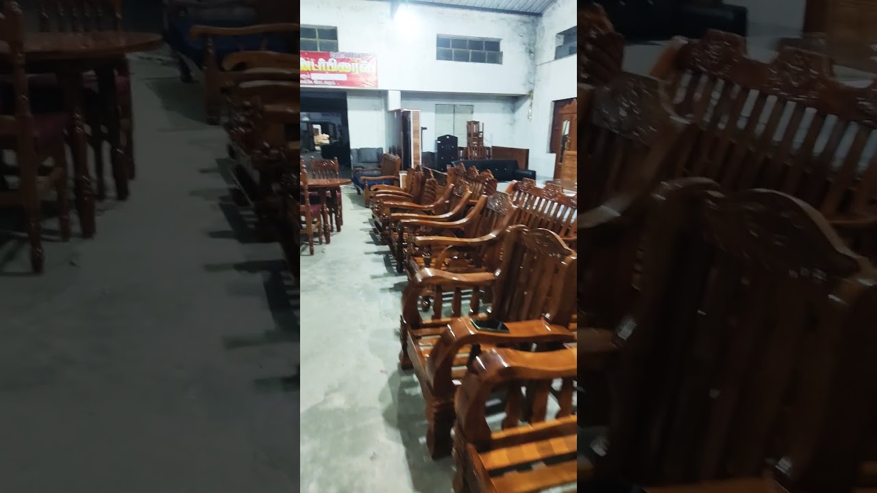 Teak wood sofa direct manufacturing #wholesaleprice #hardwood #Teak wooden sofa 5 seater (3+1+1)