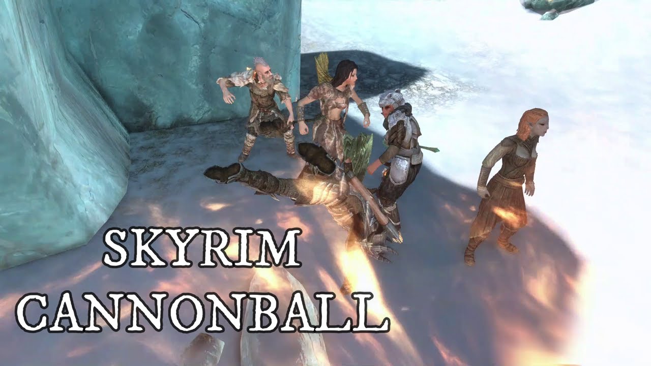 Dive Bombing and Cannonballing in Skyrim