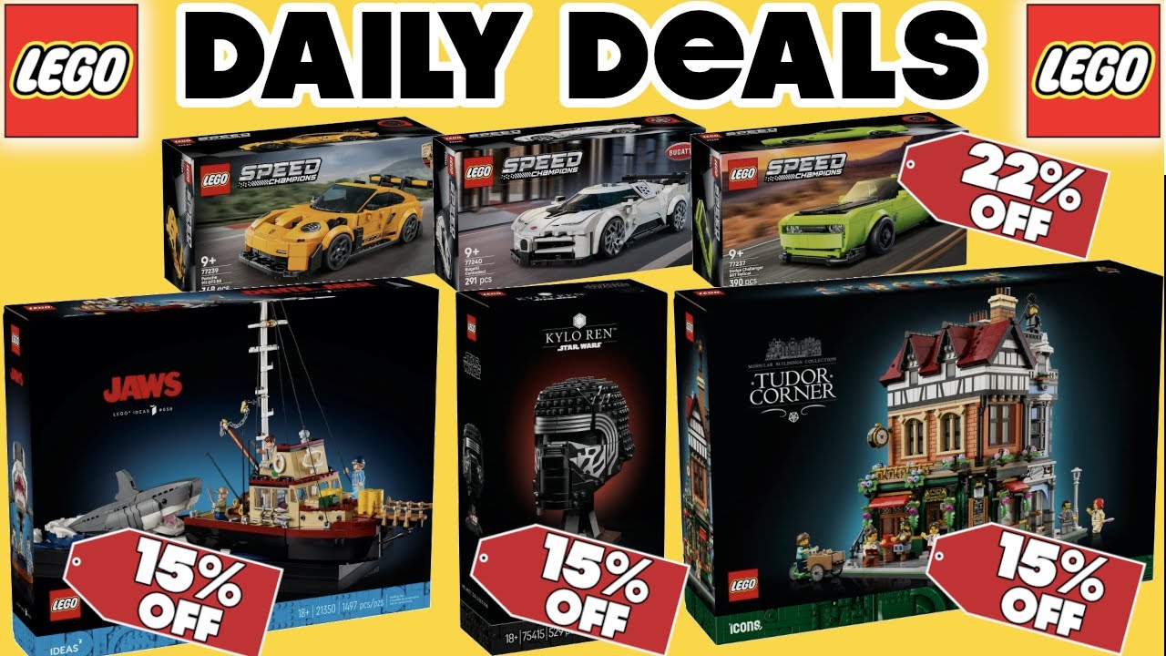LEGO DAILY DEALS - BIG SAVINGS ON RARE LEGO SETS - ARGOS TOY EVENT + AMAZON & MORE!