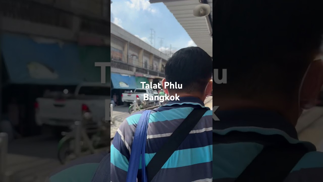 태국 방콕 딸랏플루 기차역 , Talat Phlu Bangkok