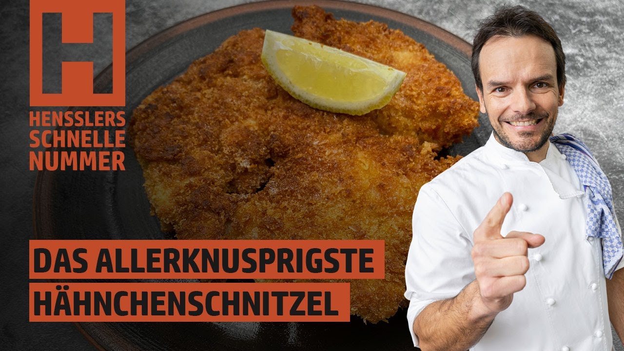 Schnelles Das knusprigste Hähnchenschnitzel der Welt Rezept von Steffen Henssler