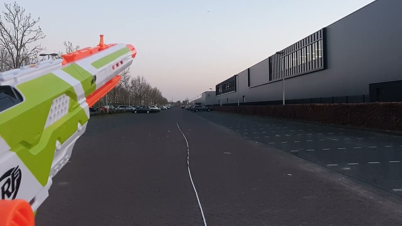 Nerf Modulus Longstrike Range test