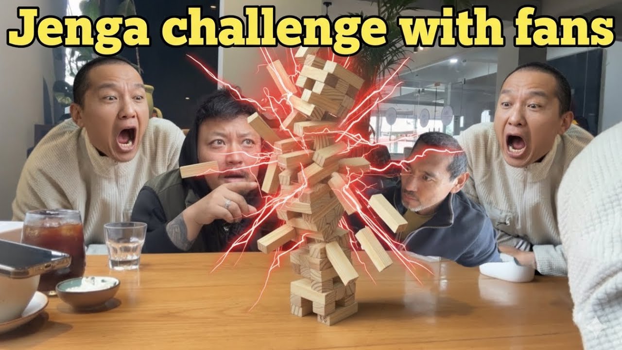Ultimate Jenga challenge:don’t knock it over (EXTREME PUNISHMENT)#mt 