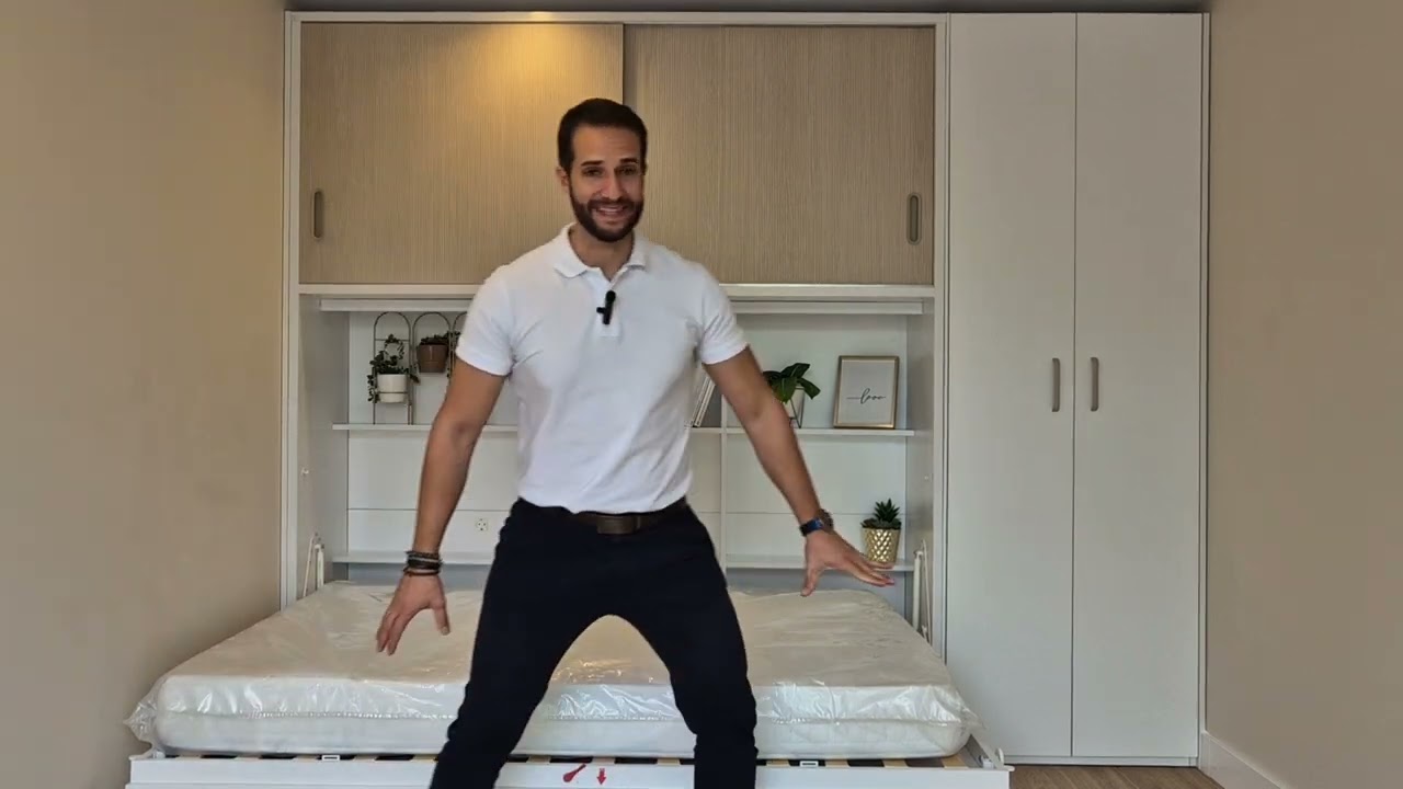 Te presento una innovadora cama abatible que transformar&aacute; cualquier espacio.